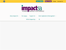 Tablet Screenshot of impactsanantonio.org
